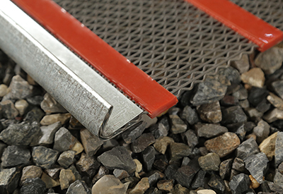 Tensioned Self-cleaning Screen